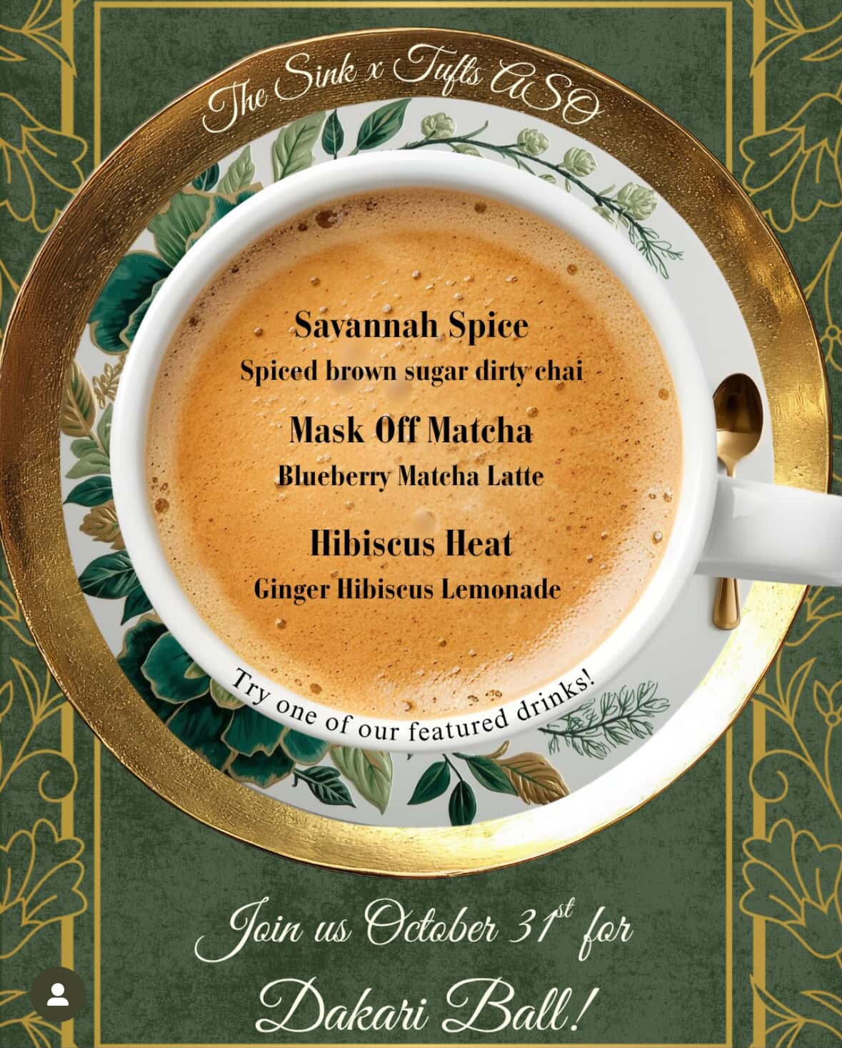 The Sink Seasonal Drink